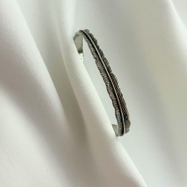 Feather Cuff Bangle
