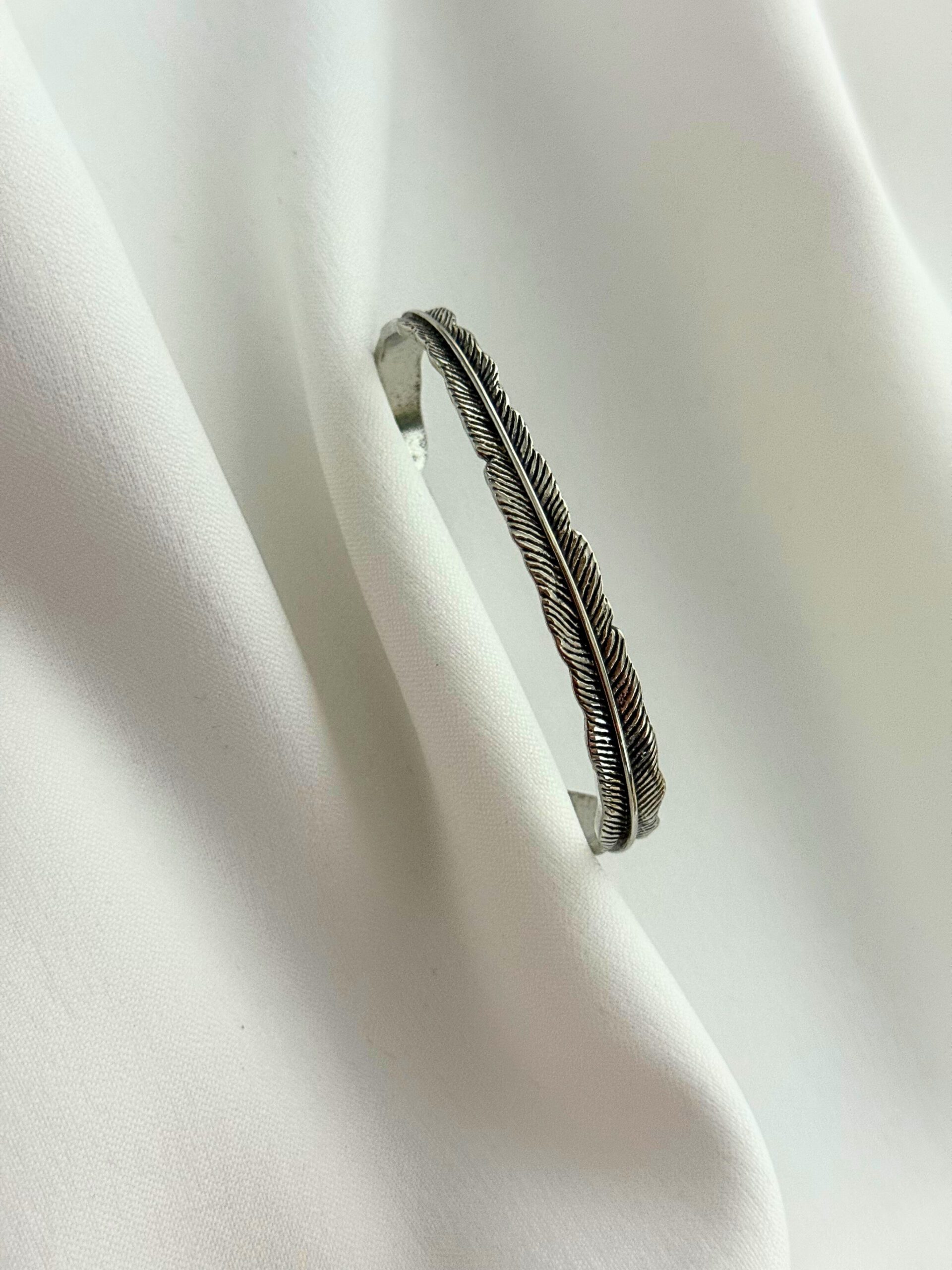Feather Cuff Bangle