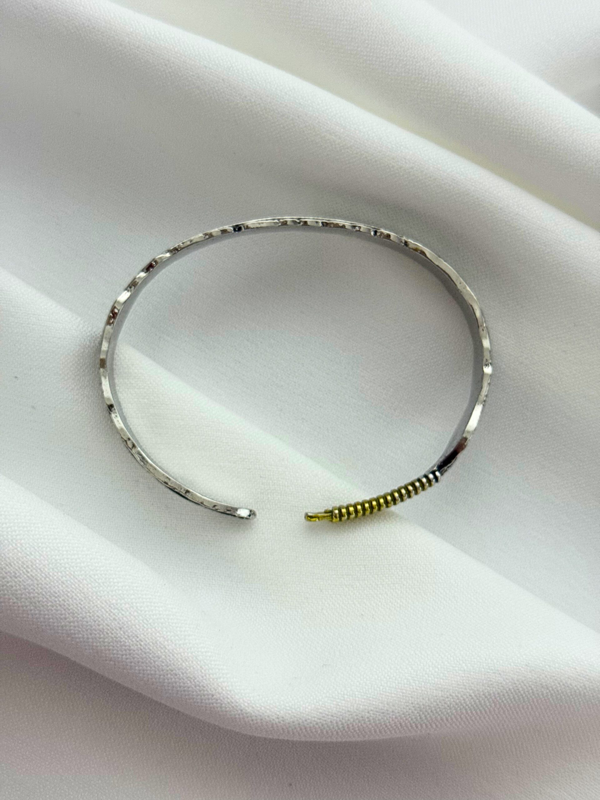 Feather Cuff Bangle - Image 3