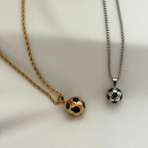 Football Pendant Necklace