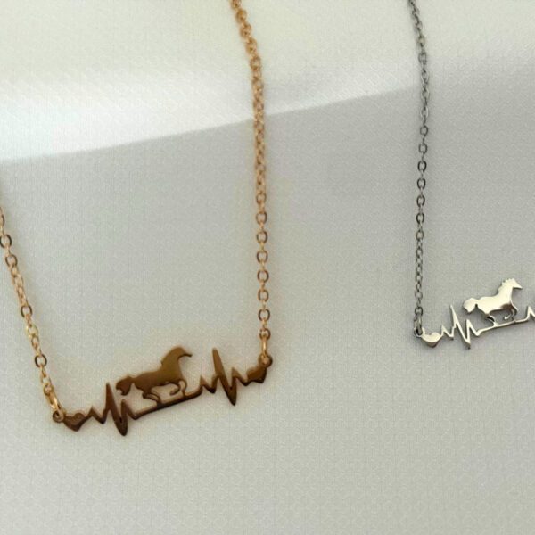 Horse Heartbeat Necklace