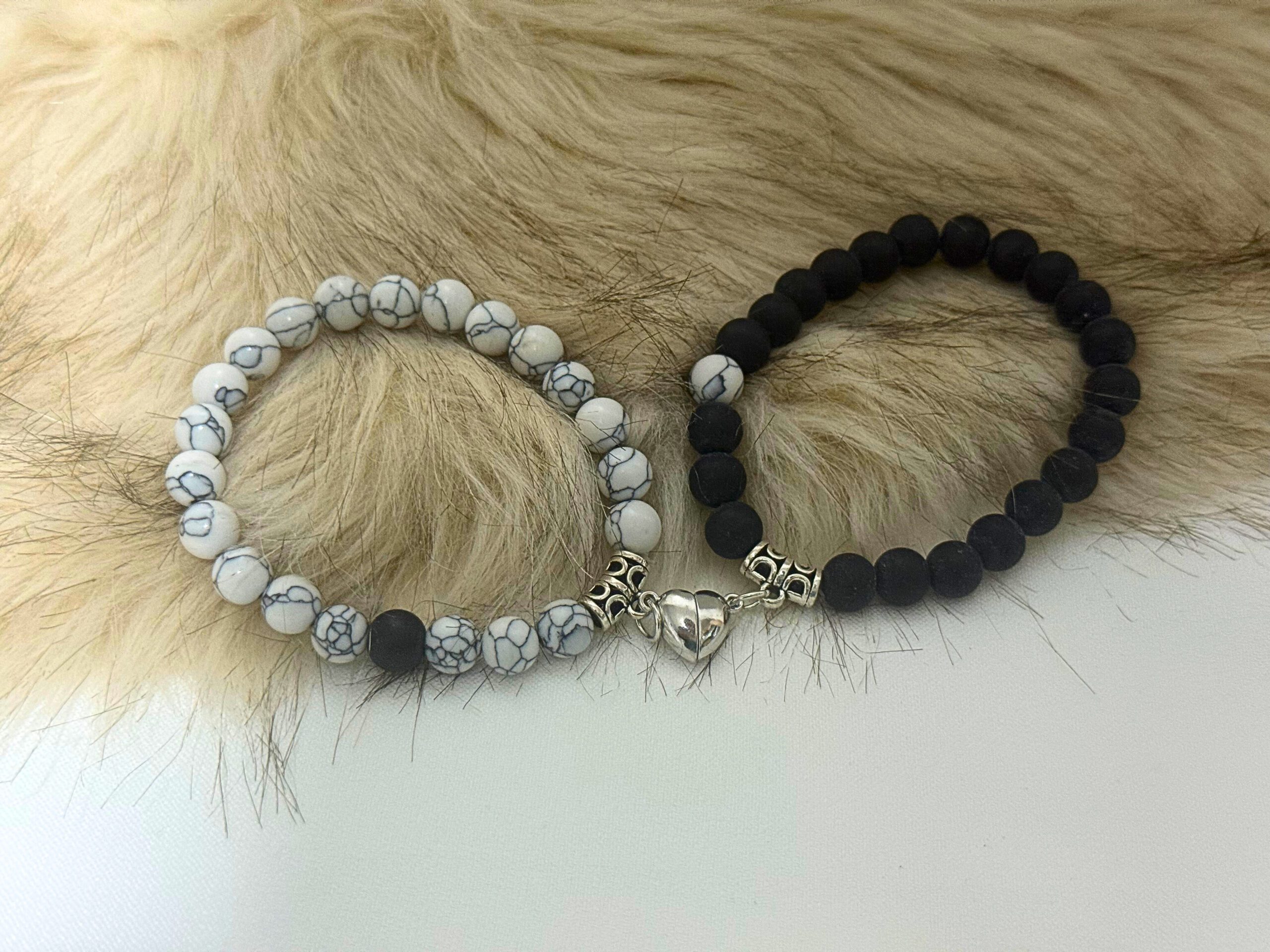 Magnetic Heart Couple Bracelet