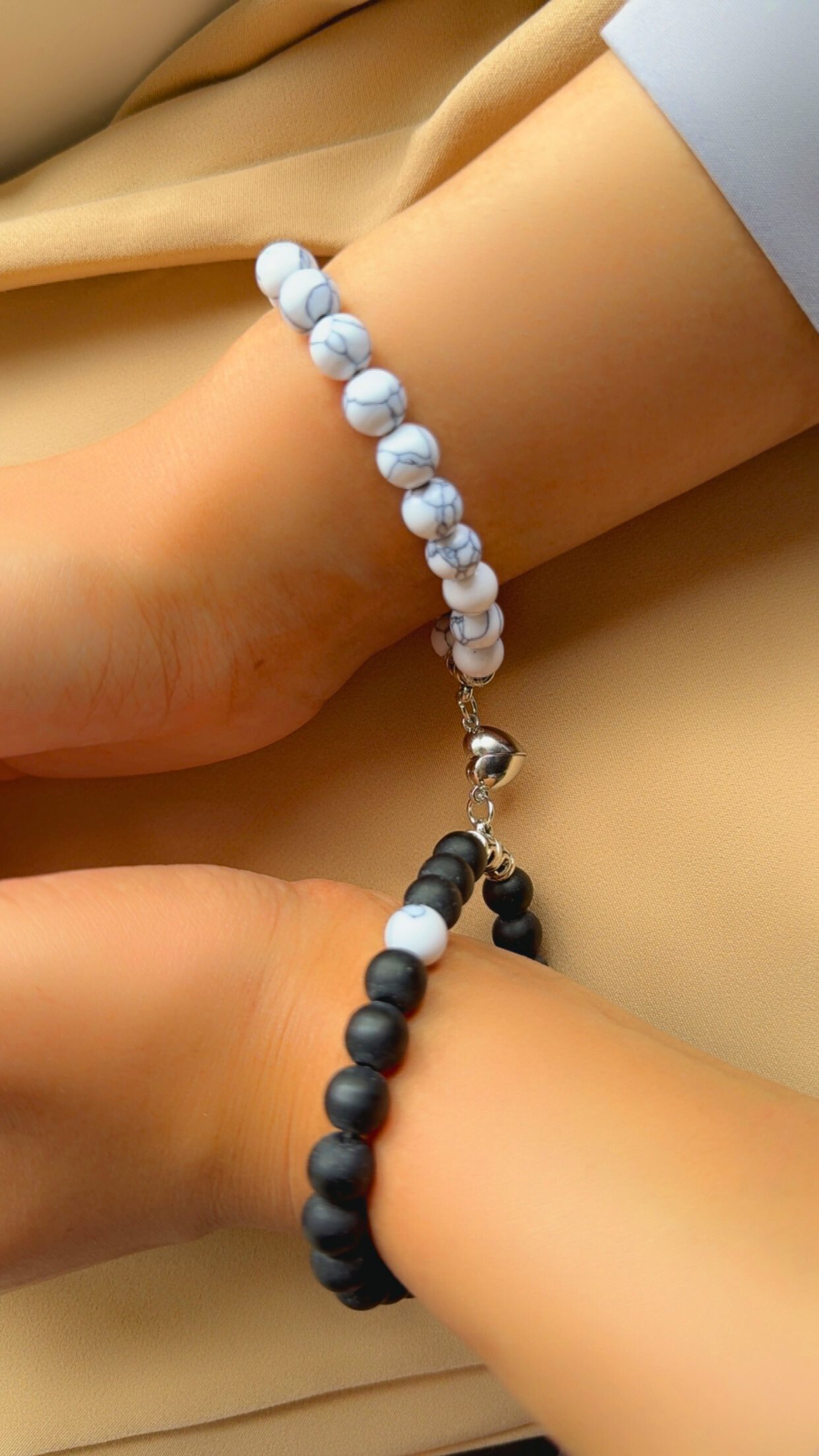 Magnetic Heart Couple Bracelet - Image 3