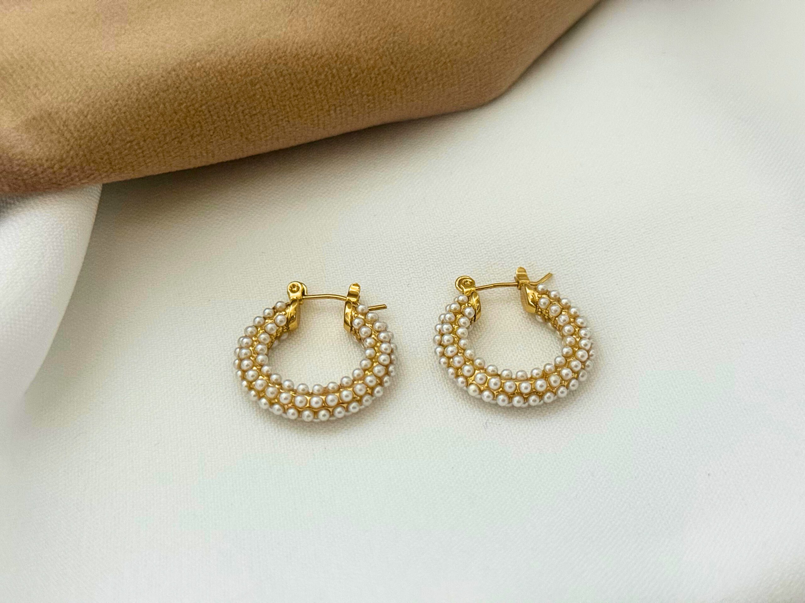 Pearl Hoops