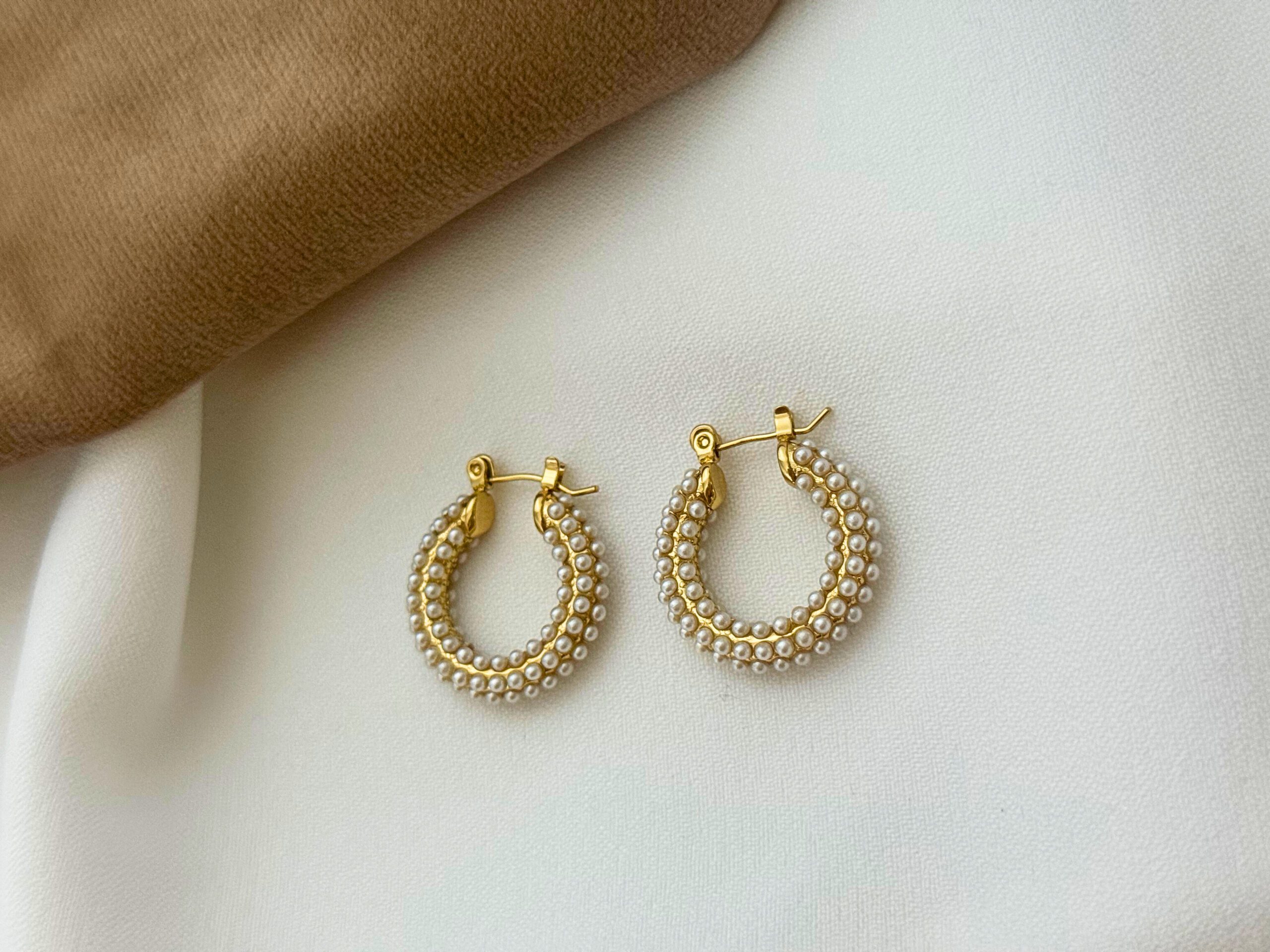 Pearl Hoops - Image 3