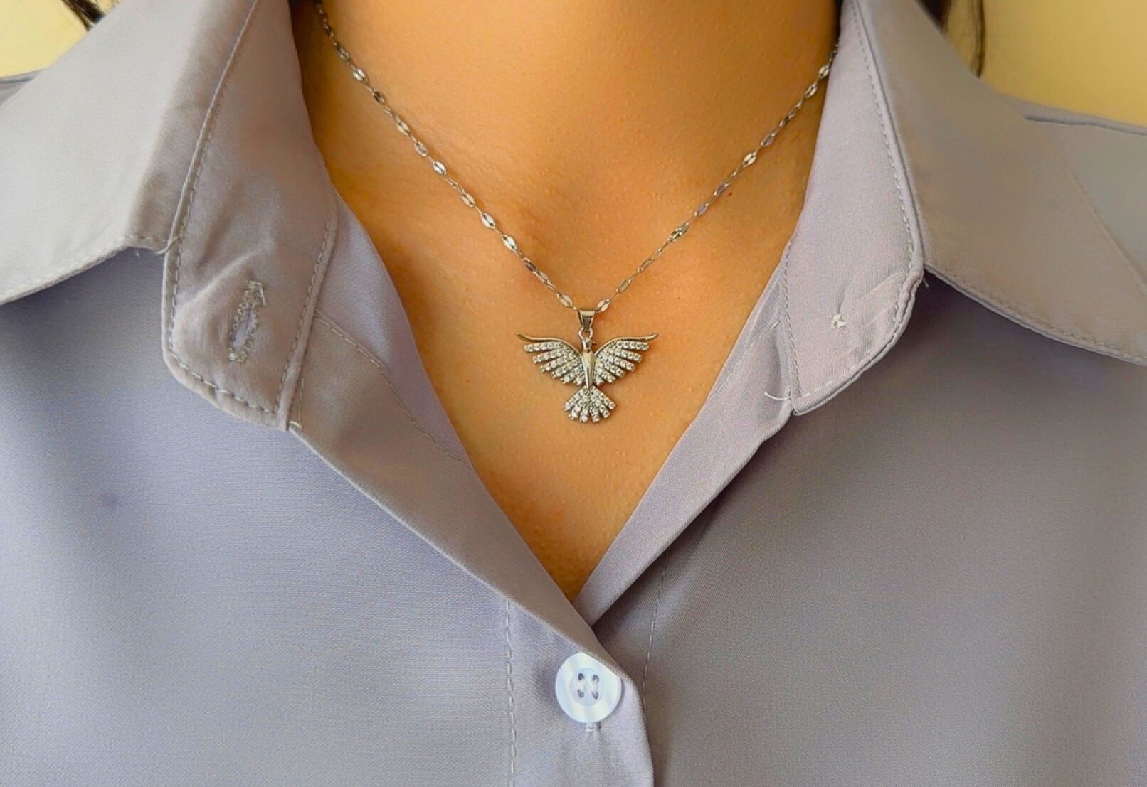 Phoenix Wing Necklace - Image 4