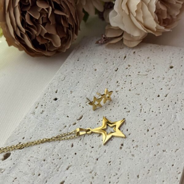 Tarnish Free Stars Jewellery Set