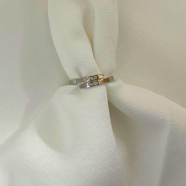Trust God Affirmative Ring