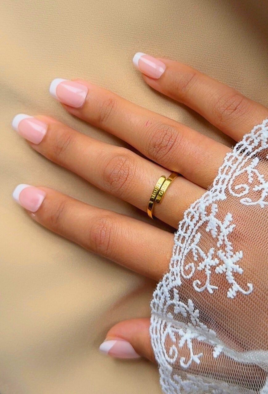 Trust God Adjustable Ring - Image 4