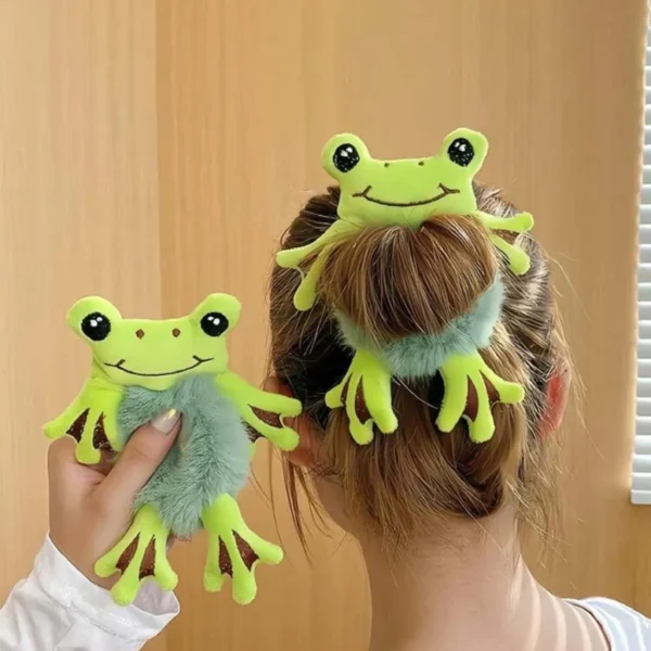 Cute Cartoon Animal Plush Hair Scrunchie for Kids