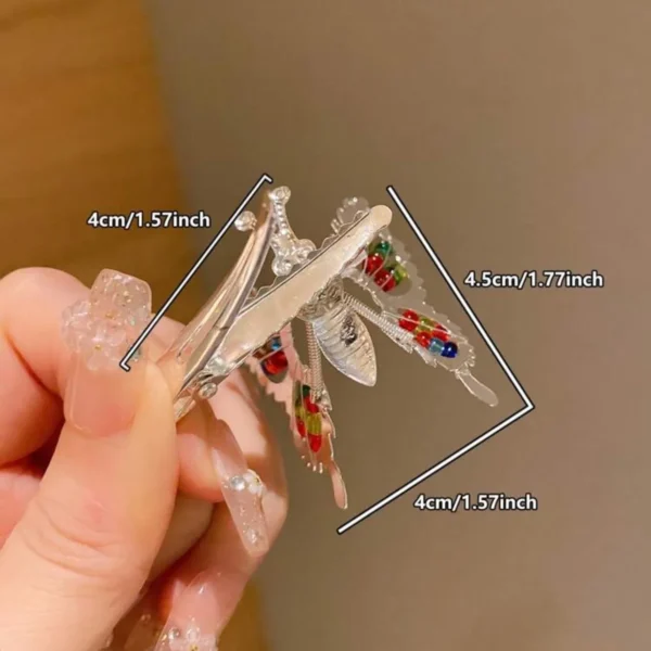 2 Sets of Coloured Bow Knot Hair Clips for Daily Use