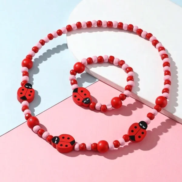 Ladybird Necklace and Bracelet