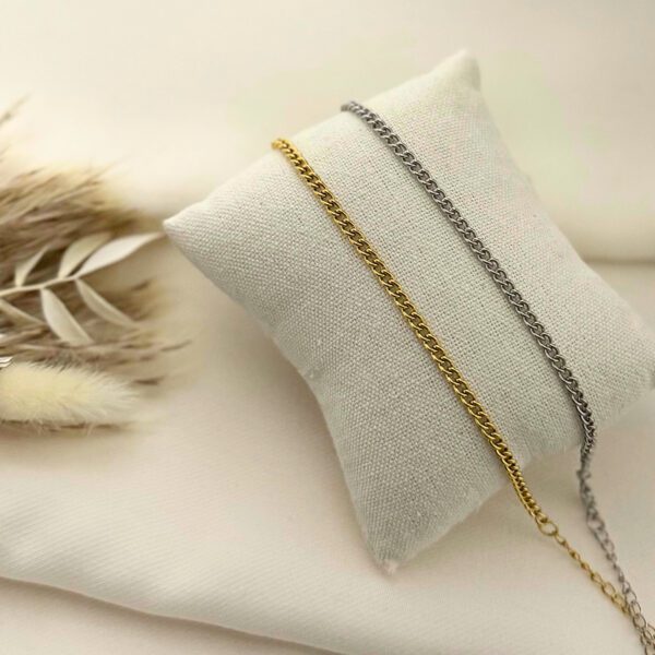 Plain chain bracelet