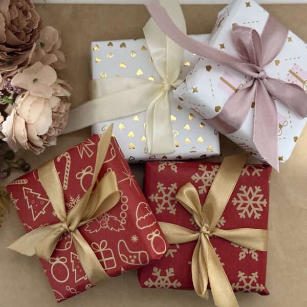 Chrismas gift wrap and card
